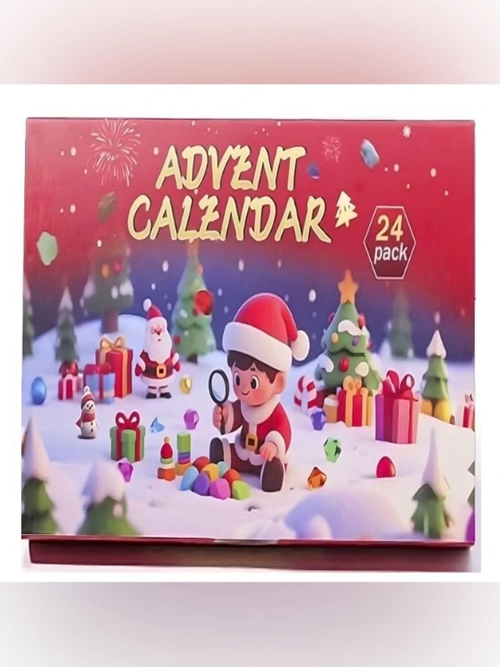 Christmas Crystal Advent Calendar, 24-Day New